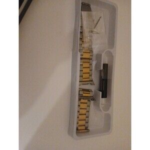 Samsung Galaxy Silver And Gold watchband in classic band 40-46mm